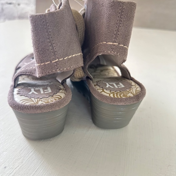 Fly London Yaba Suede Lace-Up Wedges Size 37 -7 - Picture 11 of 11